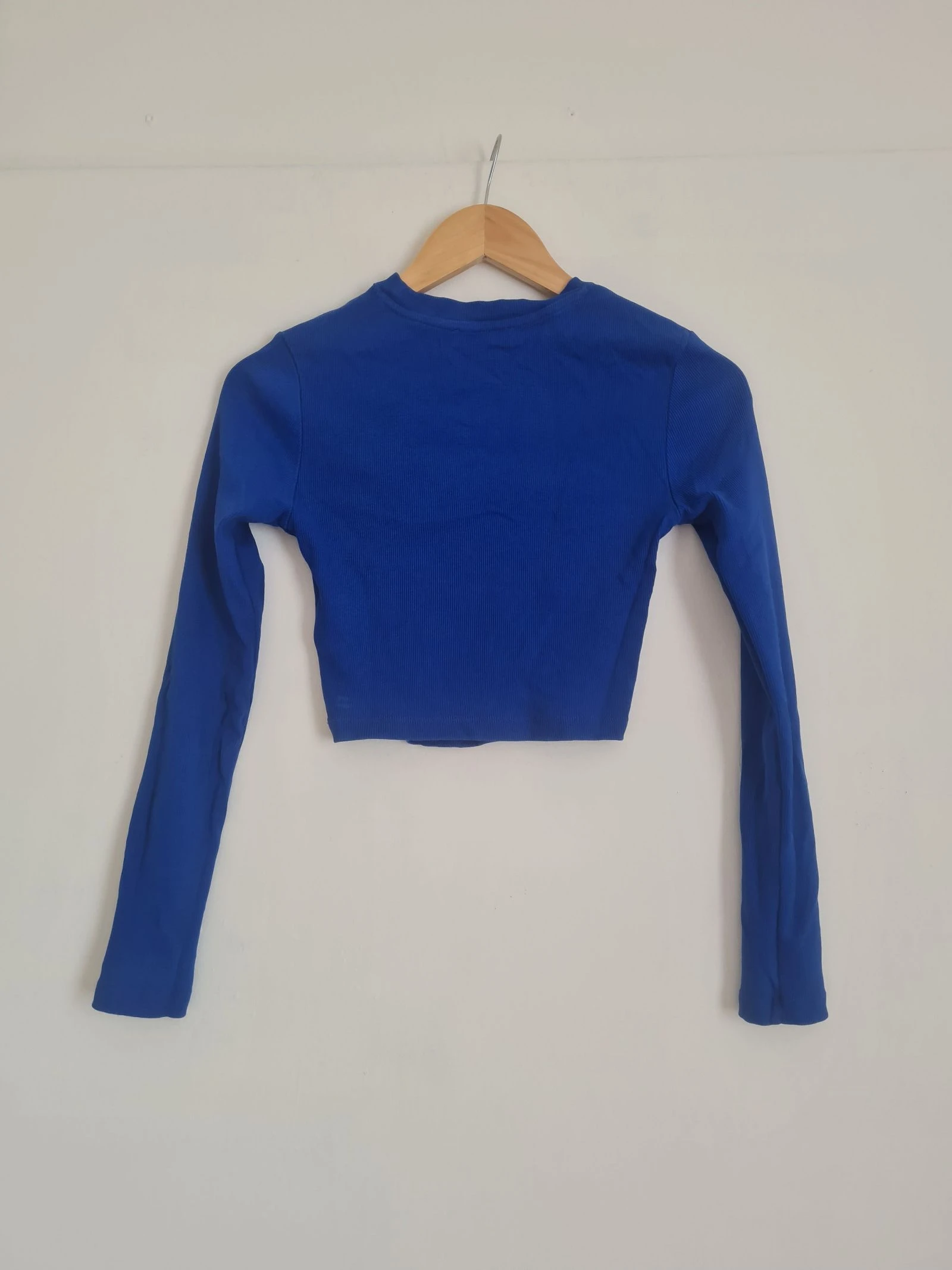 Korte elektrische blauwe top 🌺 Pigalle maat XS – photo 3